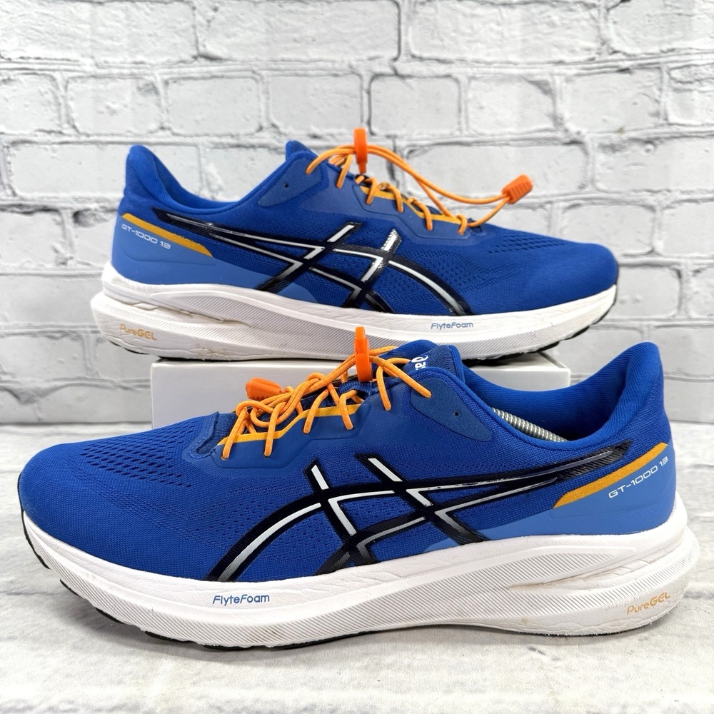 Asics GT-1000 13 Men's Size 13‎ Running Shoes 1011B85 Blue Sneakers Athletic